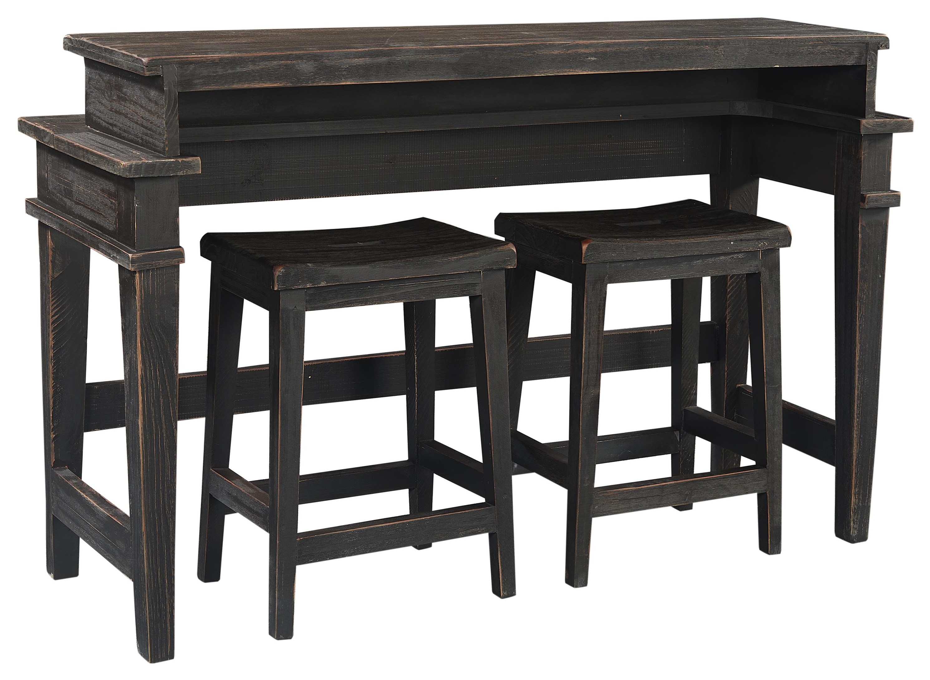 Bar table and two stools shop